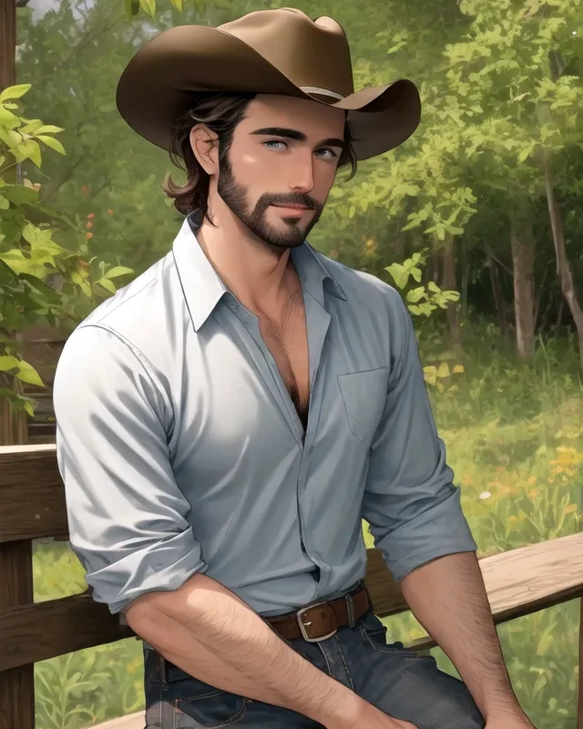 Clearly adult fictional character portrait for Maverick, age 30
